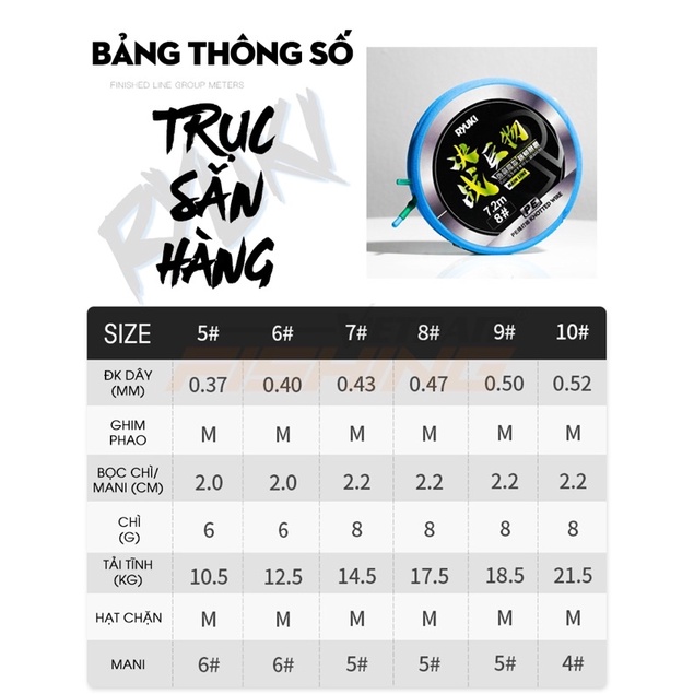 Trục Săn Hàng Làm Sẵn RYUKI