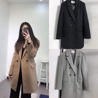 Áo dạ dáng dài 3 màu