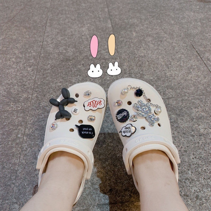 crocs sticker Phụ Kiện Nút Giày Tự Làm Tiện Dụngshoes sticker Accessories Stickers Sandals Shoe Decoration