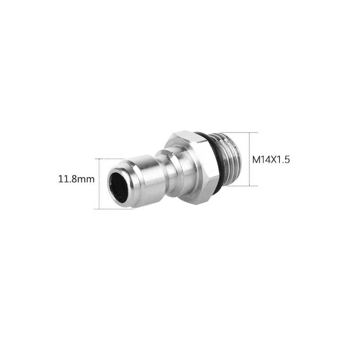 Đầu đực nối nhanh chân 14mm dùng cho máy rửa xe