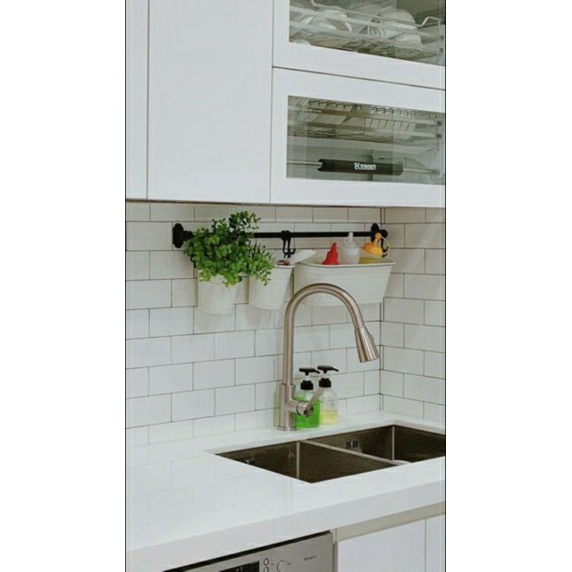 CÓ SẴN Giỏ treo FINTORP - IKEA bằng sắt sơn tĩnh điện