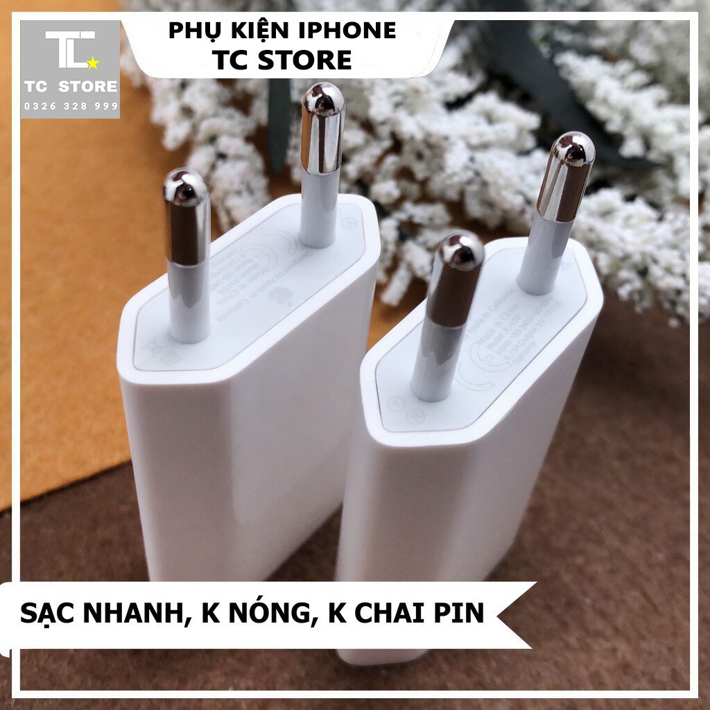 Củ Sạc iPhone Xs Max Chính Hãng - Củ Sạc Dẹt iPhone Zin Apple - Bảo Hành 12 Tháng 1 Đổi 1✅