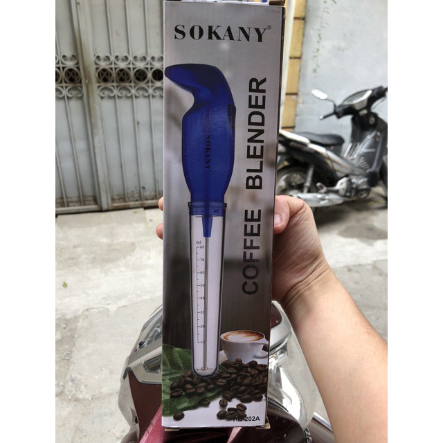 {CHÍNH HÃNG SOKANY} Máy tạo bọt cafe, tạo bọt sữa, đánh trứng, pha trà sữa matcha, socola cắm điện