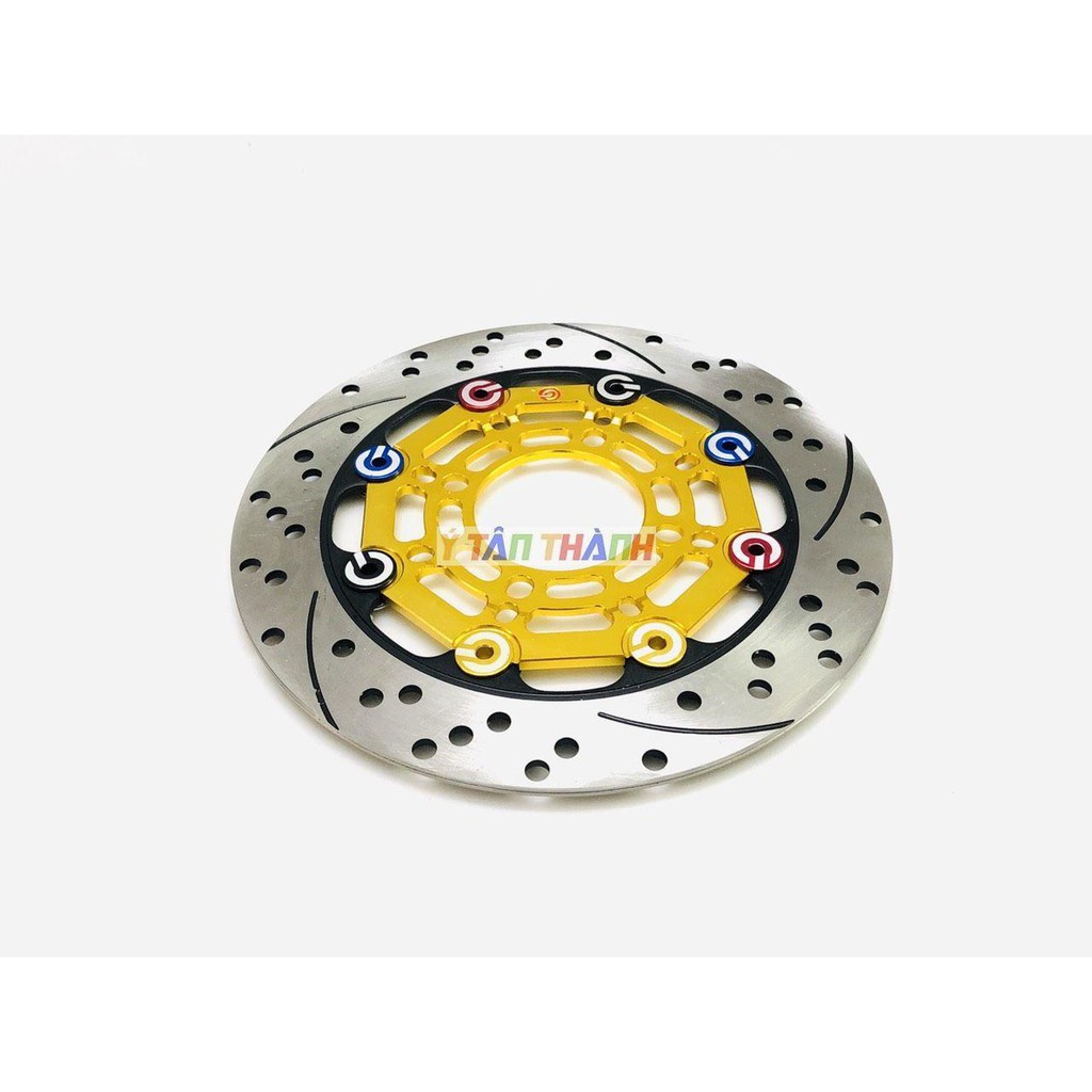 đĩa thắng brembo 220mm vàng