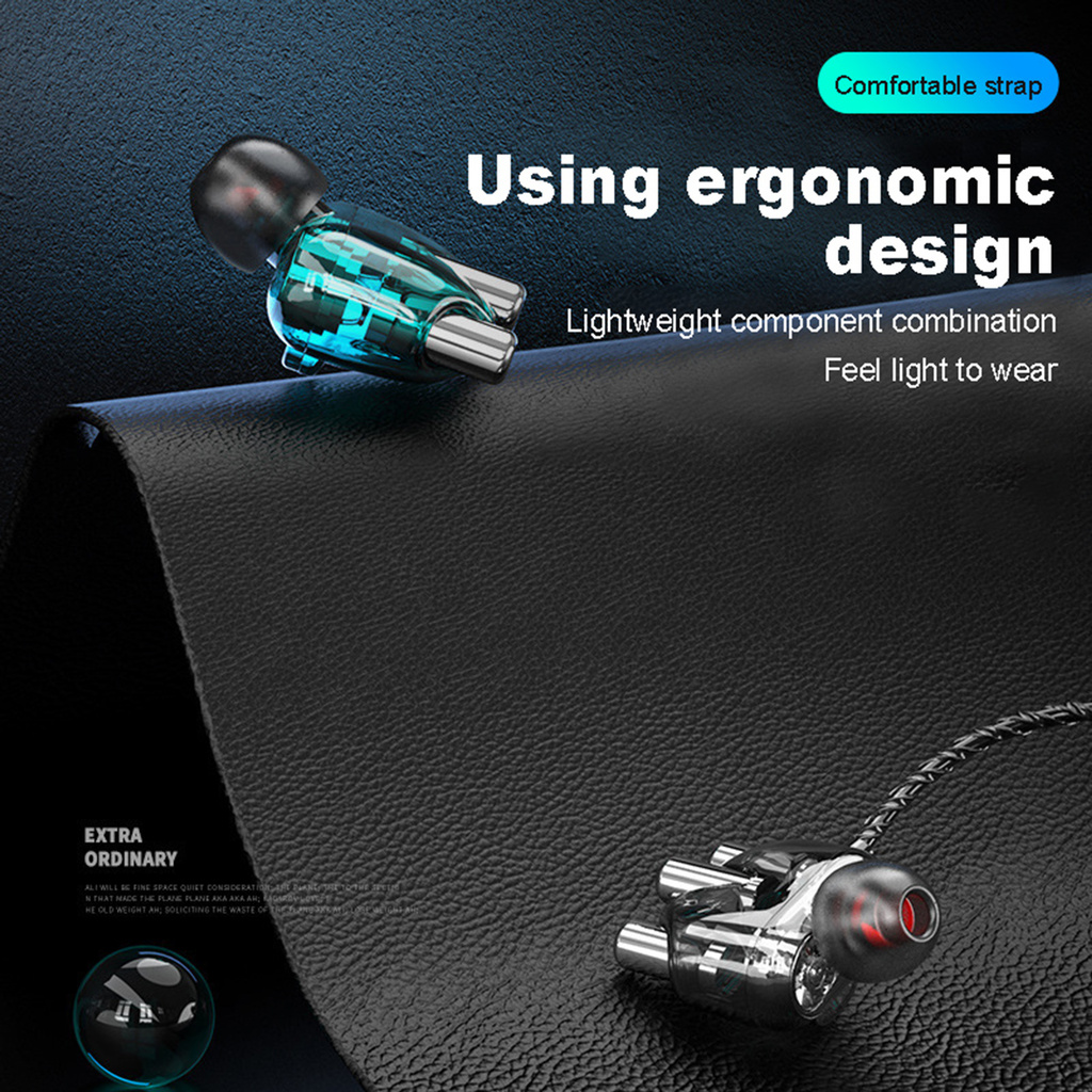Tai Nghe Thể Thao Nhét Tai Có Dây Màu Trong Suốt | BigBuy360 - bigbuy360.vn