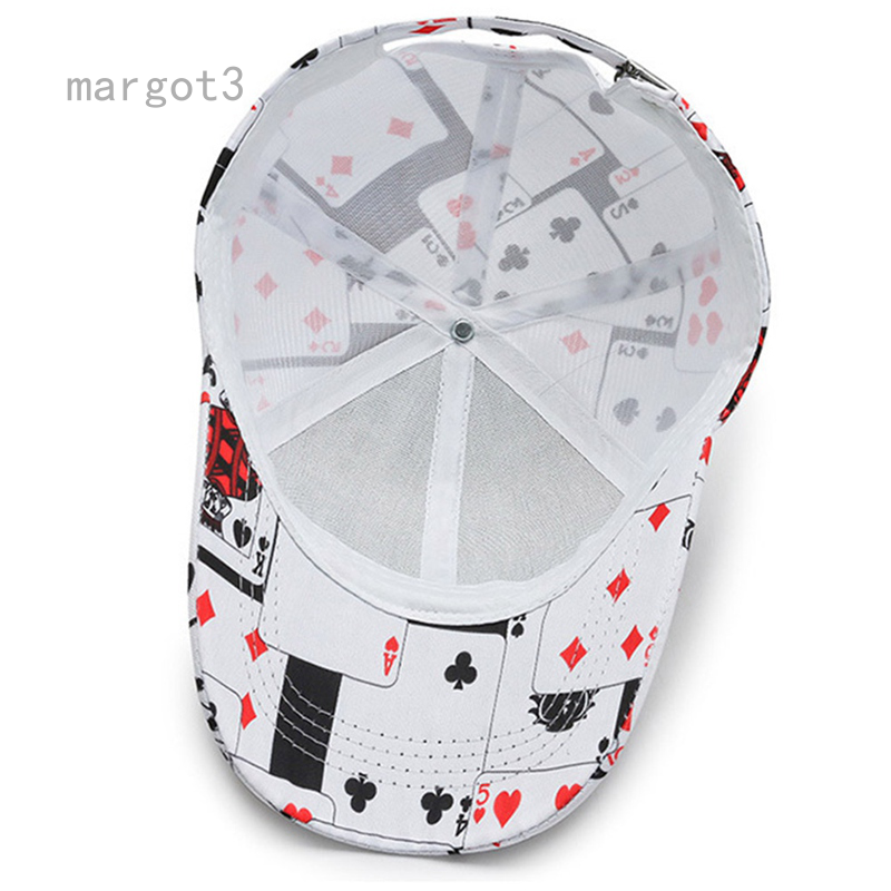 Nón kết in họa tiết bài Poker thời trang cá tính