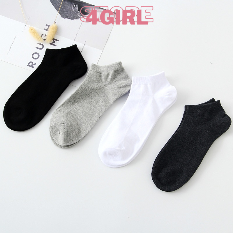 Tất Vớ Trơn Cổ Ngắn Unisex Store4girls