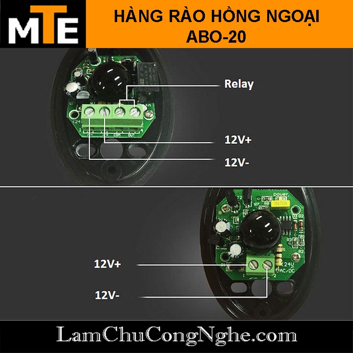 Hàng rào hồng ngoại chống trộm ABO-20L