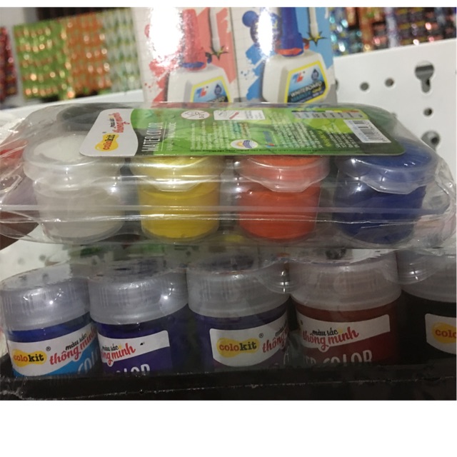 BỘ MÀU NƯỚC WATER COLOR COLOR KIT 8 màu WACO C06