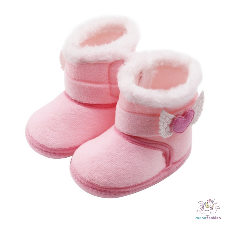 Giày Bốt Cotton Cổ Cao Chống Trượt Dễ Thương Cho Bé