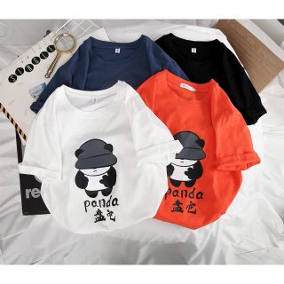 Áo tay lỡ form rộng mẫu gấu PANDA
