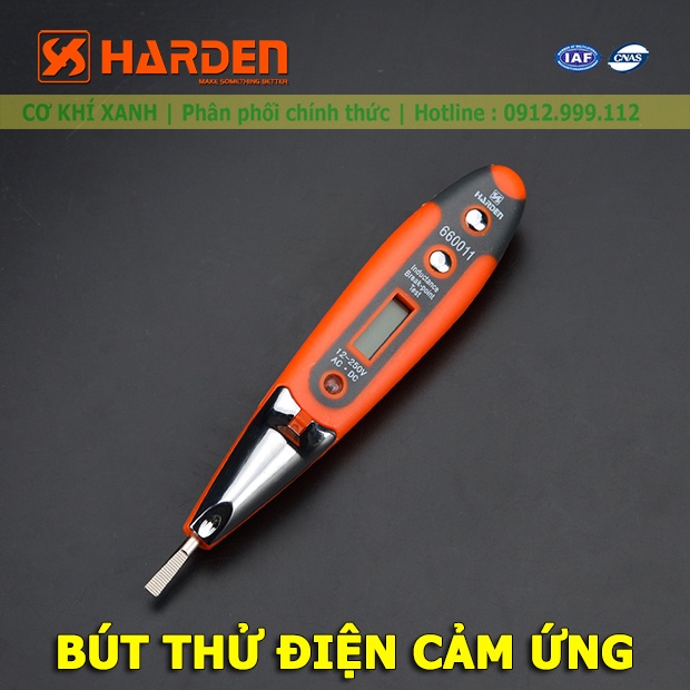 Bút thử điện cảm ứng Harden 660011 dò dây đứt ngầm dò dây nóng dây nguội, Bút thử điện không chạm không tiếp xúc an toàn