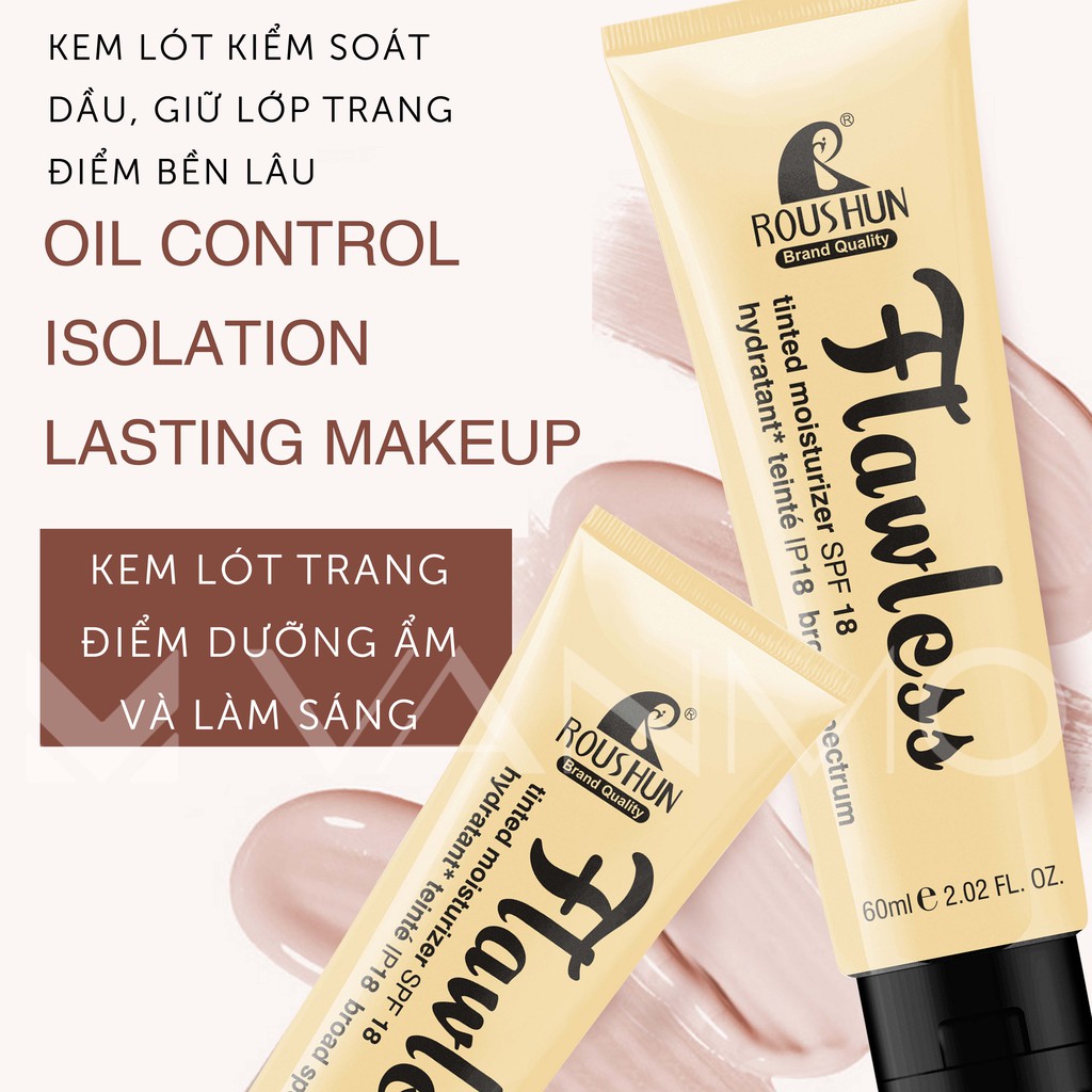 Kem Lót Dưỡng Da Trang Điểm Kiềm Dầu Cho Bạn Lớp Make Up Mịn Màng Hoàn Hảo 60ml