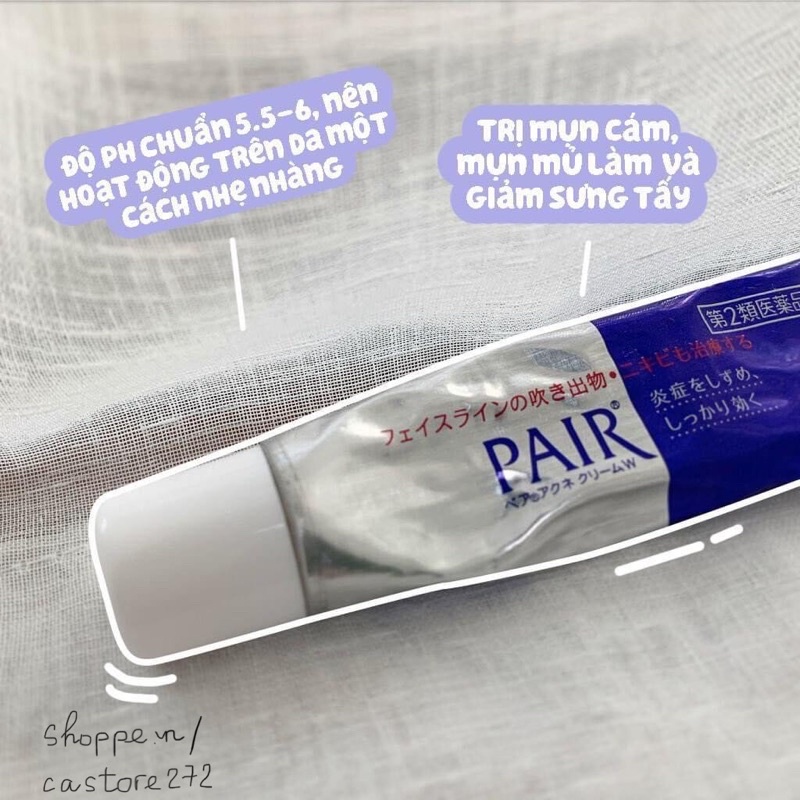 Kem Ngừa mụn Pair Acne W Cream