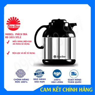 Phích trà, phích nước cao cấp RD 1055 ST1.E chính hãng Rạng Đông 1 LÍT, bảo hành 1 năm
