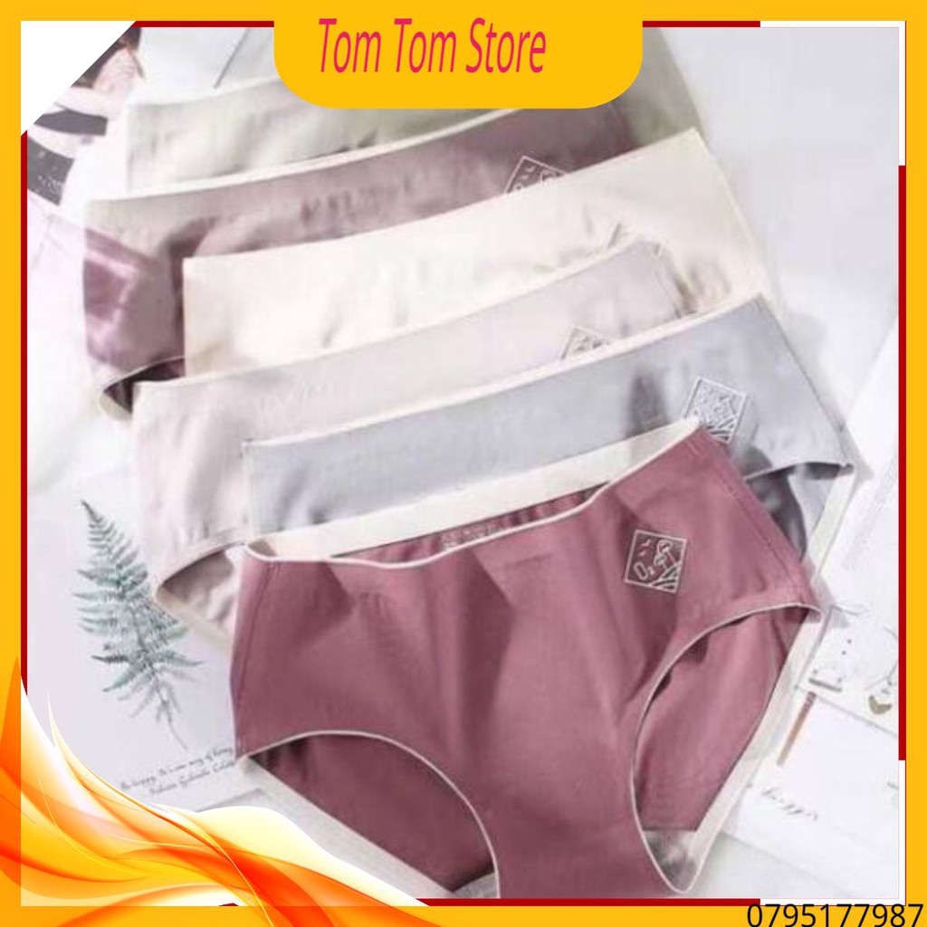 Quần lót nữ O2 Cotton Ép Không Đường May ( Được Chọn Màu )