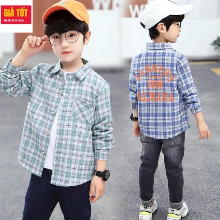 Áo sơ mi size đại cho bé trai 9 tuổi  ✨Áo đi học cho bé trai 20kg 25kg 30kg 35kg 40kg