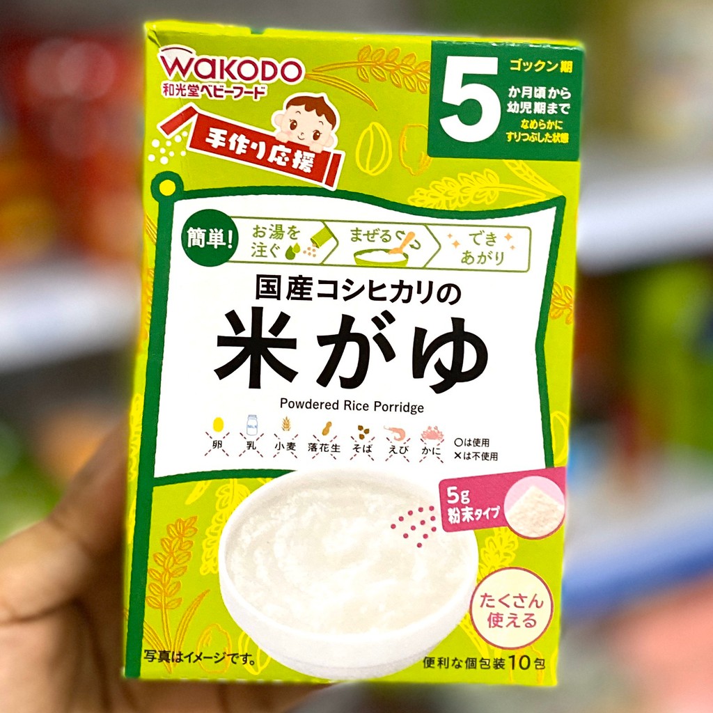 Bột cháo gạo số 5 Wakodo