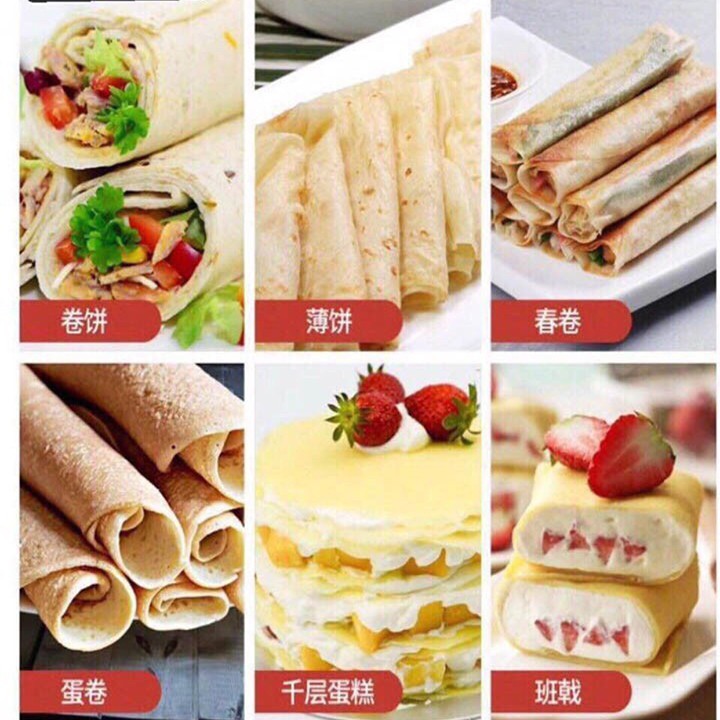 Chảo điện làm bánh cuốn, bánh tráng, bánh crepe