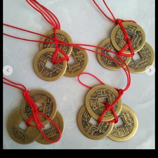 Combo 3 bộ tiền xu tam tài may mắn