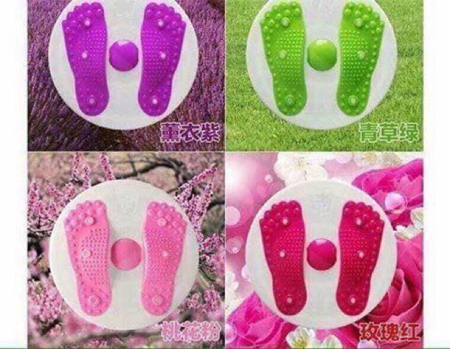 Đĩa xoay eo kiêm massage chân tiện dụng