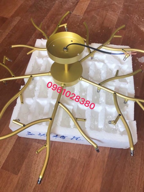 Đèn chùm hoa mai hàng đẹp 18-36 bóng
