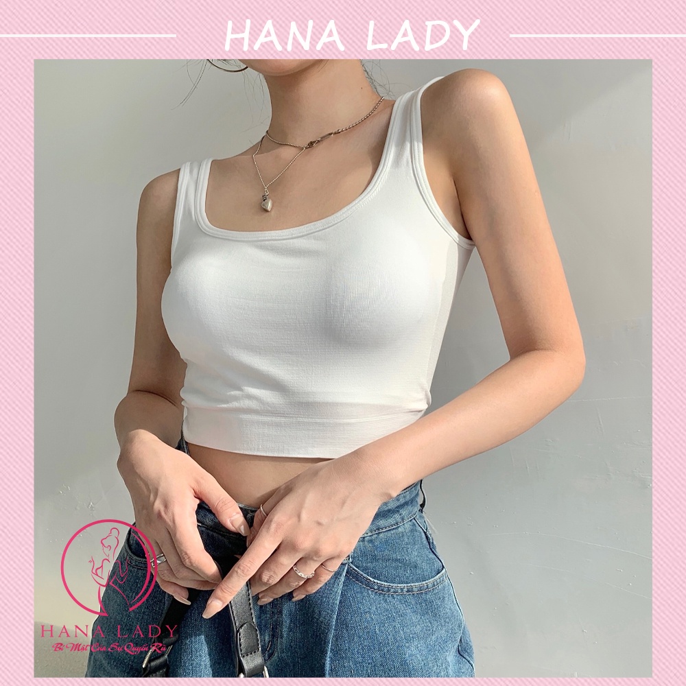 Áo ba lỗ cổ U gợi cảm - Croptop thun quyến rũ sexy BL035