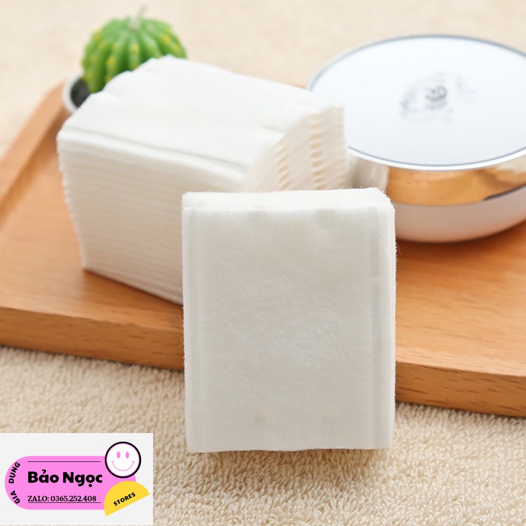 Bông Tẩy Trang 222 Miếng 3 Lớp Cotton Pads Mềm Mịn, Siêu Dai Siêu Tiết Kiệm - Hàng Nội Địa Trung