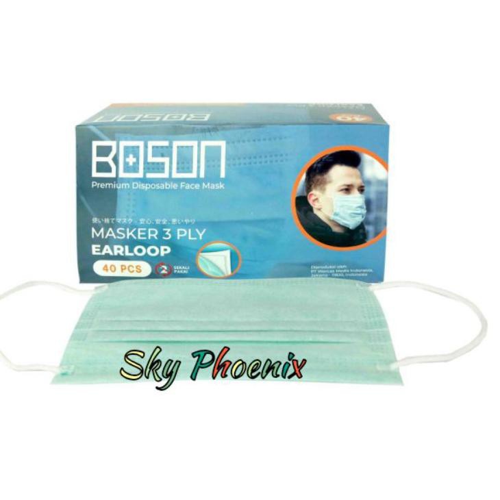 (Hàng Mới Về) Set 40 Mặt Nạ Chăm Sóc Da Mặt Boson Earloop Promo 3 | BigBuy360 - bigbuy360.vn