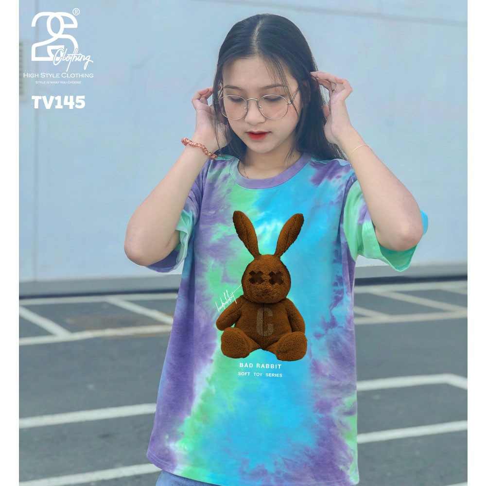 Áo Thun Tay Lỡ 2s Clothing Áo Phông Bad Rabbit Unisex Nam Nữ Cotton Oversize Form Rộng Ulzzang hình thỏ Nelly TV145