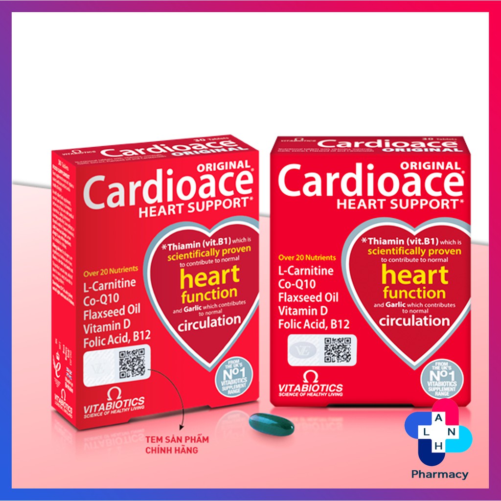 CARDIOACE ORIGINAL - Trái tim khỏe mạnh, duy trì sức sống.