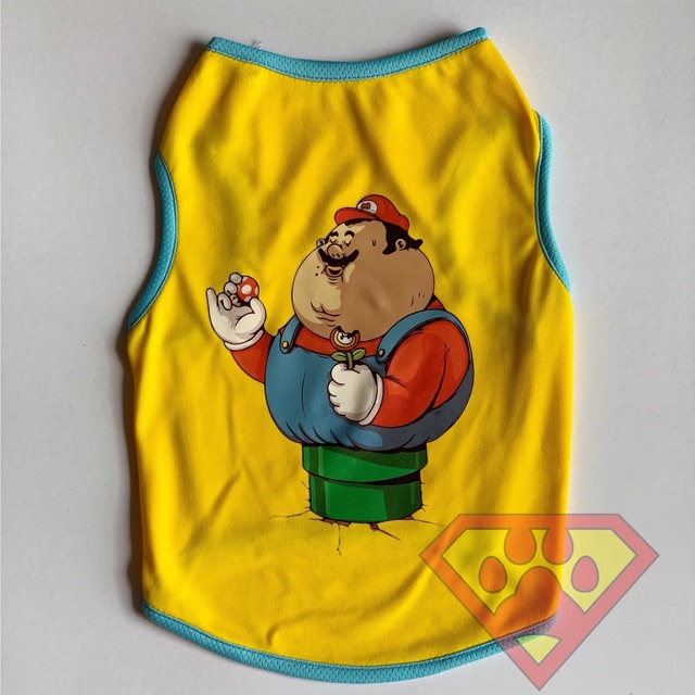 ÁO THÚ CƯNG IN HÌNH MARIO GIÁ RẺ ĐỒNG GIÁ SIZE XXS - L