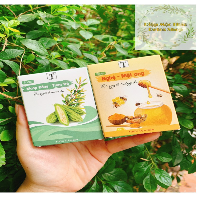 Xà Bông Nghệ - Mướp Đắng Giảm Thâm, Mụn Lưng, Viêm Lỗ Chân Lông. | BigBuy360 - bigbuy360.vn