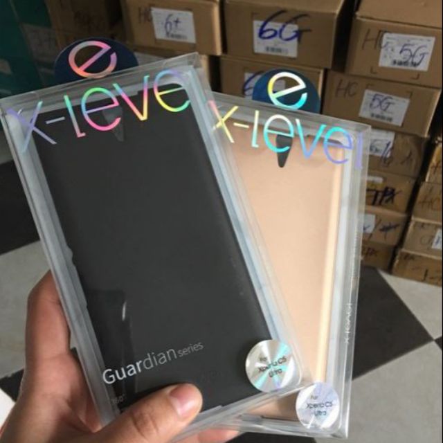 Ốp lưng X-level màu cho Sony Xperia C5/ C5 Ultra silicon màu chống bẩn, vân tay