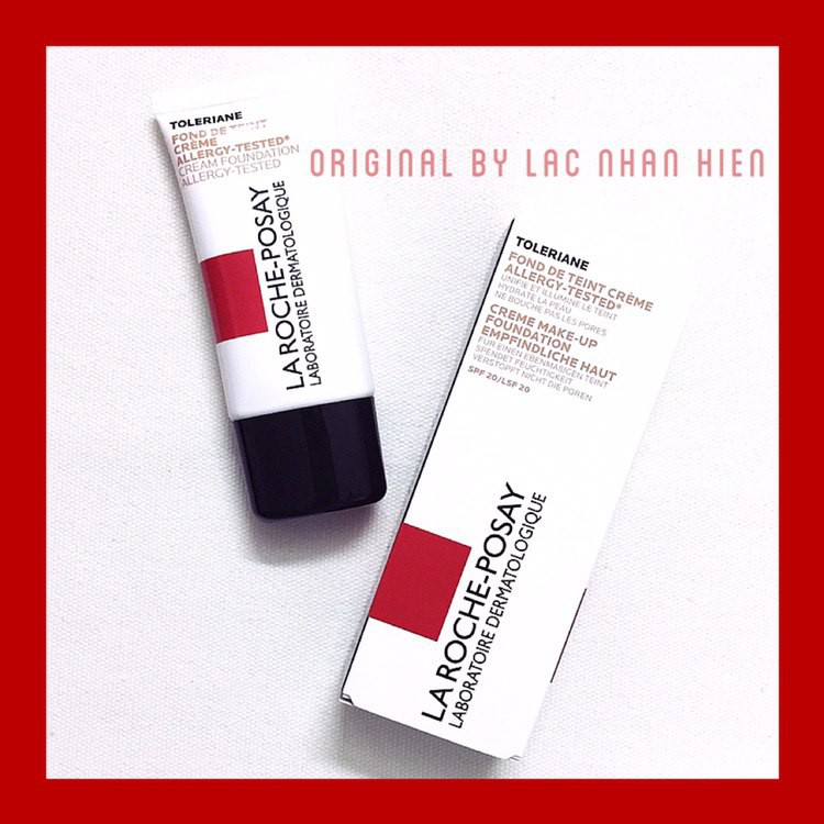 KEM NỀN LA ROCHE-POSAY DẠNG KEM NƯỚC CHO DA THIÊN KHÔ ❤ LA ROCHE-POSAY TOLERIANE FOND DE TEINT CREME | BigBuy360 - bigbuy360.vn