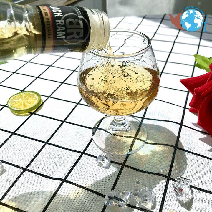 Bộ 6 ly thủy tinh uống rượu vang cao cấp