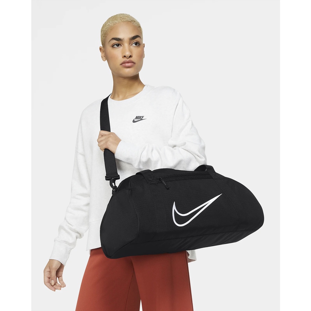 [ HÀNG XUẤT DƯ ] Túi trống thể thao Nike Gym Club Printed Training Duffel Bag Black / HÀNG CÓ SẴN / ẢNH THẬT