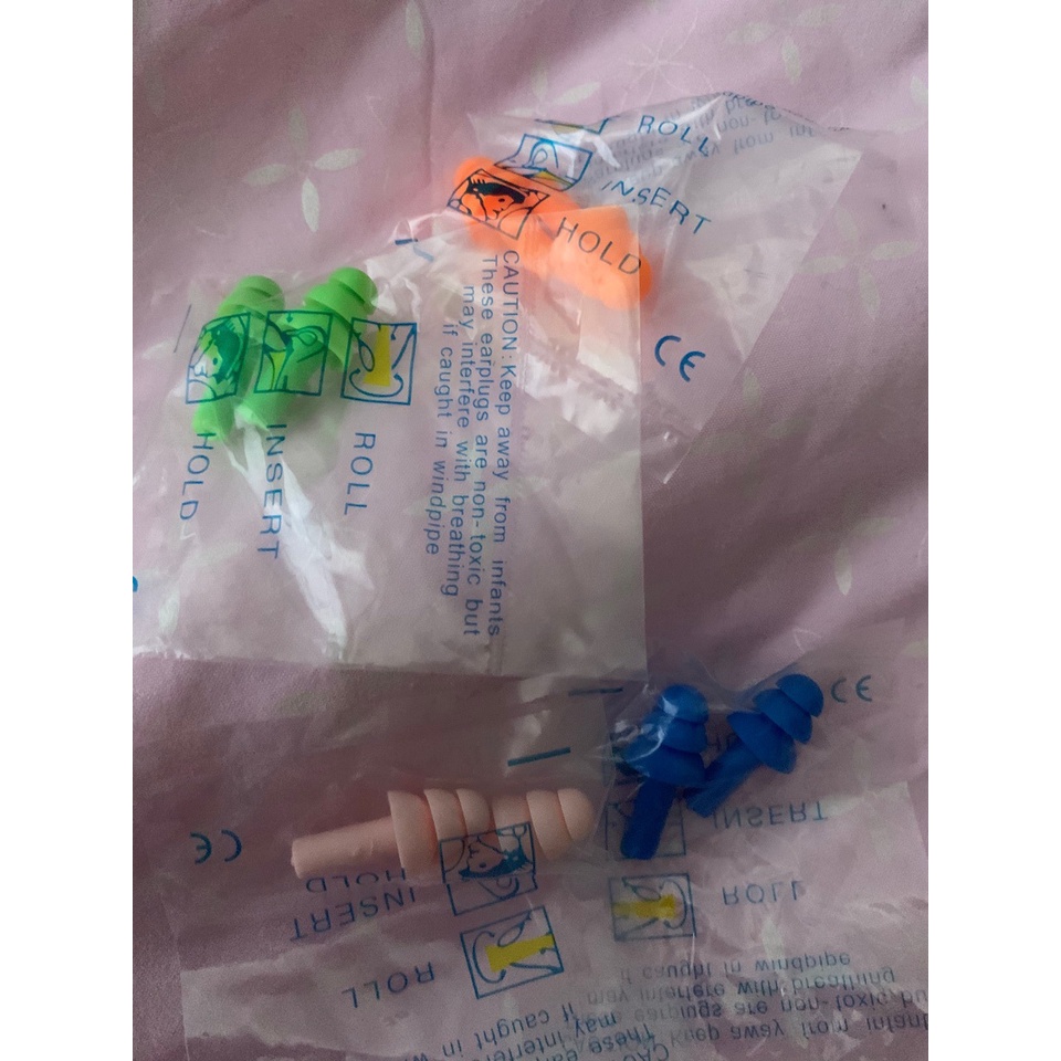 🍉Set 2 nút bịt chống ồn cao cấp, nút tai chống nước đi bơi 3 tầng DUASHOP.