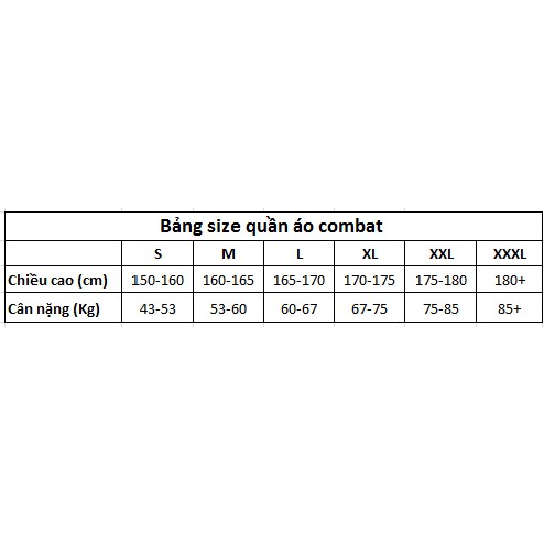 [Áo combat] - Dài tay (đen)