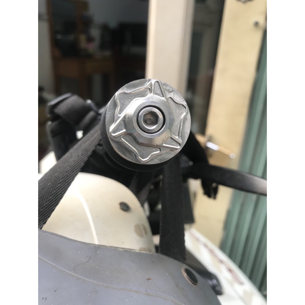 Gù tay lái inox 304 CNC gắn mọi loại xe (1 cặp)