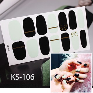 Miếng dán móng tay - Nail Wraps (14 miếng dán khô)