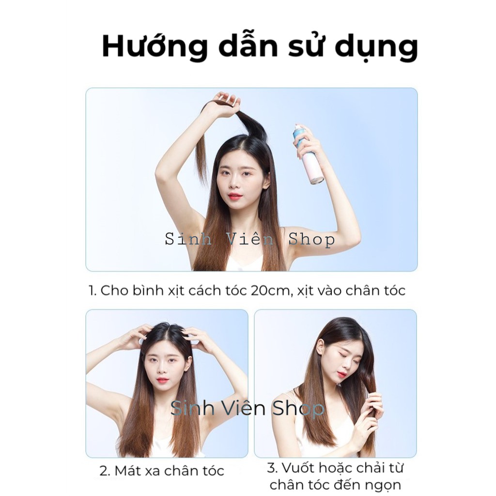 Bình xịt gội đầu khô Pureyes