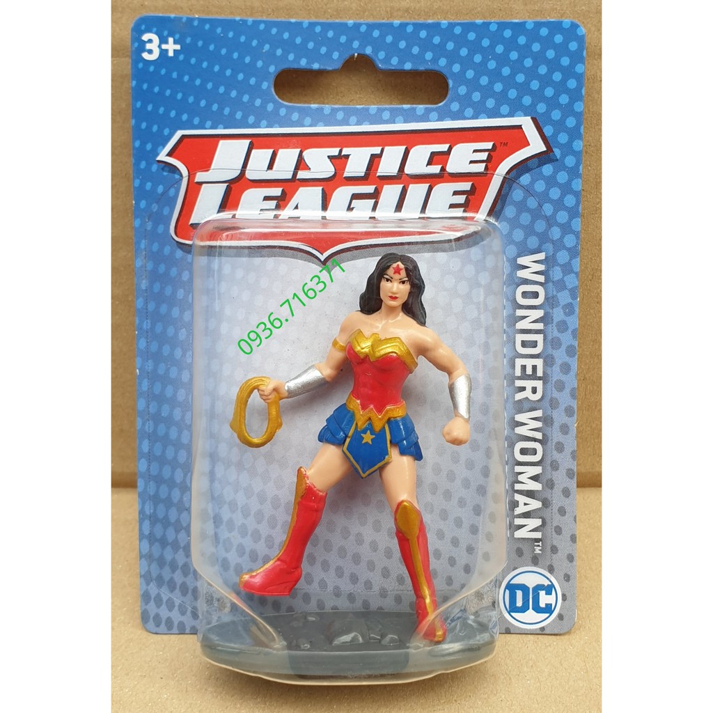 Mô hình nhân vật siêu anh hùng Justice League size mini hàng Mattel Canada