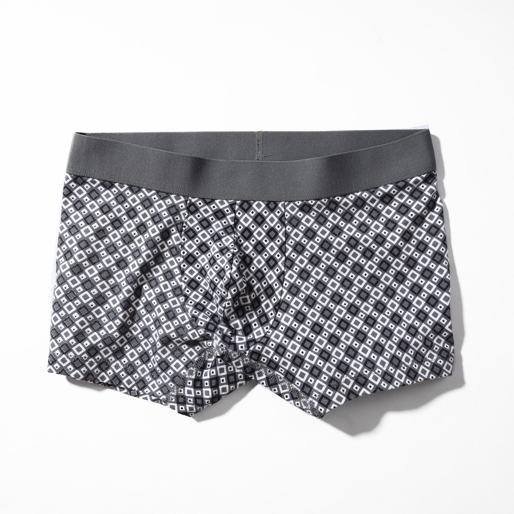 Quần boxer nam cao cấp vải cotton 100% thoáng mát co giãn 4 chiều DILANO BX01