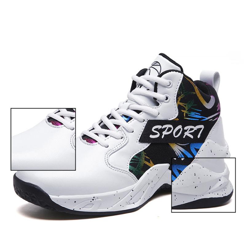 (MẪU 2020) Giày bóng rổ nam - Giày Sneaker nam, Giày tăng chiều cao nam cao cấp Hamishu-TPR23, da PU bền đẹp