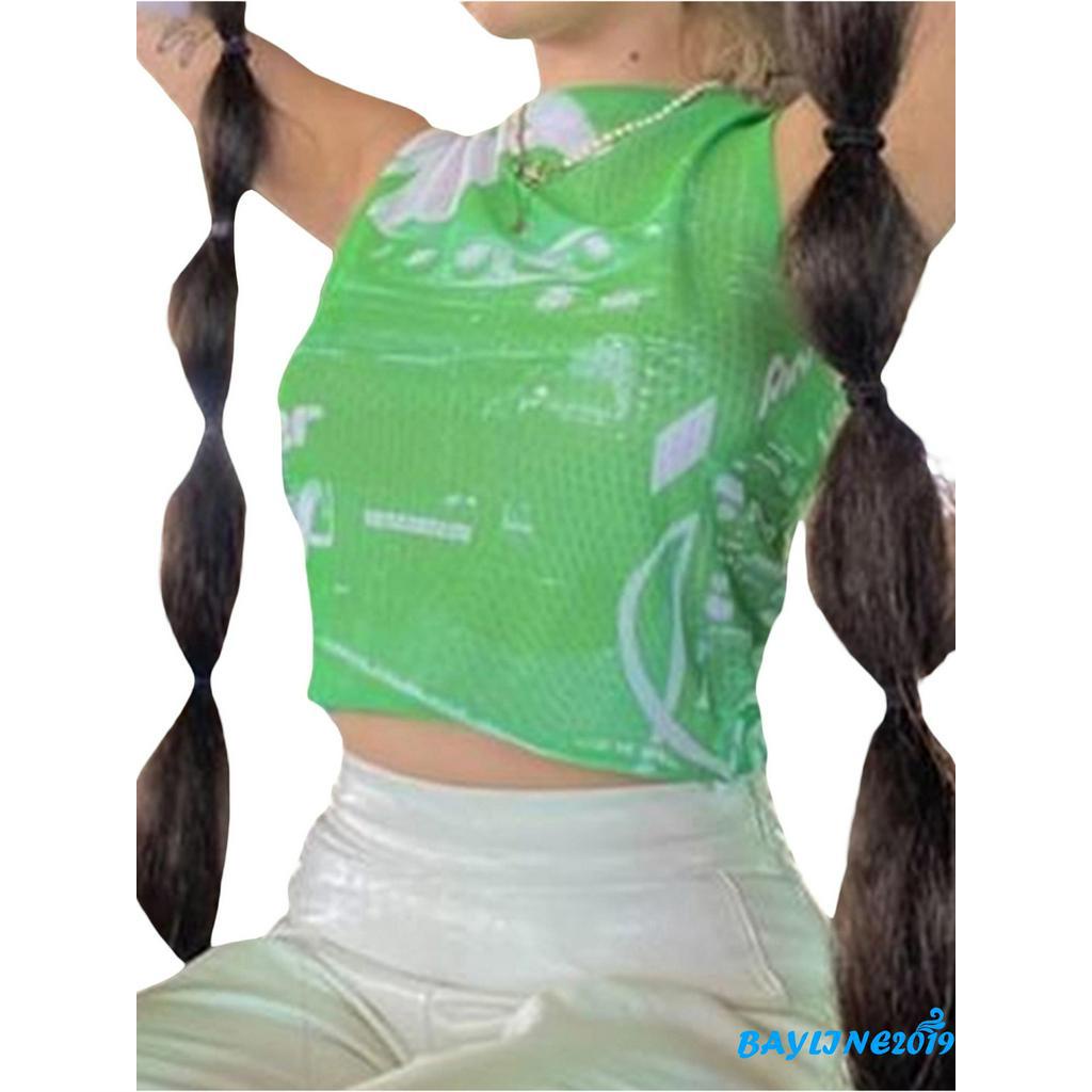 Áo Nữ Không Tay Họa Tiết Lá Thời Trang Quyến Rũ