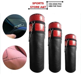Vỏ Bao Cát Đấm Bốc Không Ruột Trẻ Em Và Người Lớn, Vỏ Bao Cát Boxing Chất Liệu Da Rất Bền Tặng Kèm Dây Xích