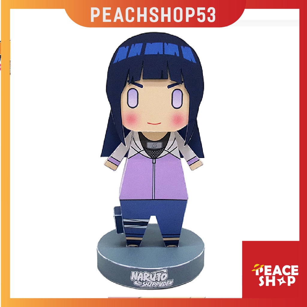 Mô hình giấy Anime Chibi Hinata Hyuga  - Naruto Shippuden OS7