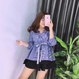 ÁO ĐẮP CHÉO XINH LẮM Ạ