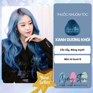 Thuốc nhuộm tóc XANH DƯƠNG KHÓI không cần tẩy chính hãng AYMY